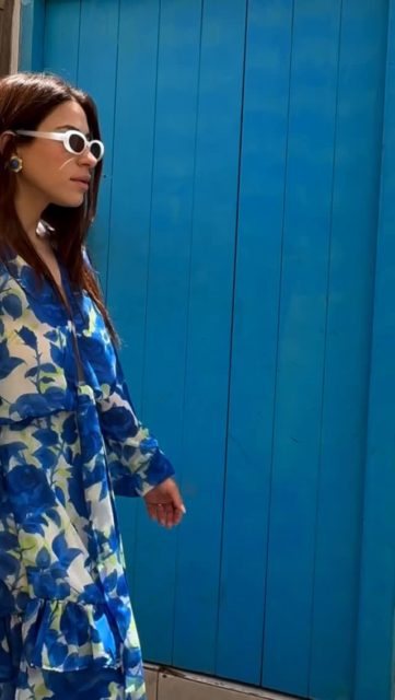 Blue florals and expensive taste 💙✨ 
The kind of dress that turns “where are you from?” into “where is your dress from?”

Now available at SEI Boutique 
DM us to order 💌

@charis_studio 
@av_sunglasses 
@noema.thebrand 

#SEIboutique #cyprusfashion #ootdcy #summerstyle #cyprus
