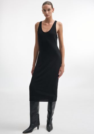 WHITNEY SLEEVELESS DRESS BLACK