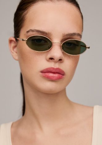 KYOTO SUNGLASSES GOLD/GREEN