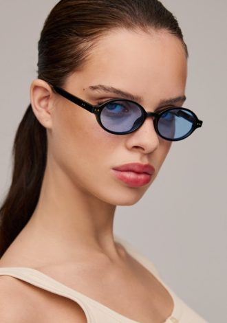 ODIE SUNGLASSES BLACK/BLUE