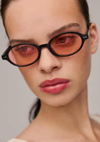 ODIE SUNGLASSSES BLACK/PINK