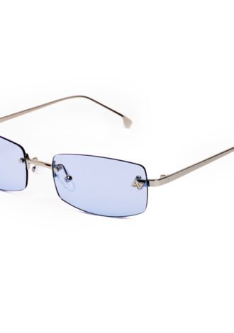 ANGEL SUNGLASSES SILVER/BLUE