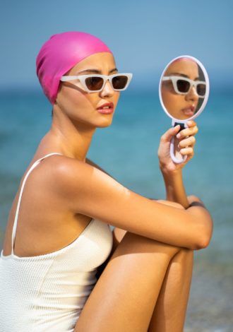 KAREN SUNGLASSES MILKY