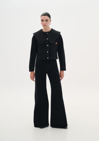 DT0041 DENIM FLARE PANTS