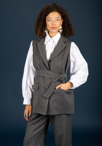 SCOTT SLEEVELESS BLAZER