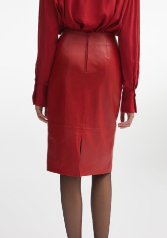 LONDON LEATHER SKIRT