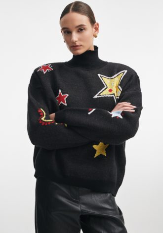 ASTROWILD KNITTED BLOUSE