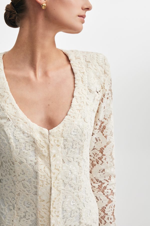 LACER MAXI DRESS - Image 4