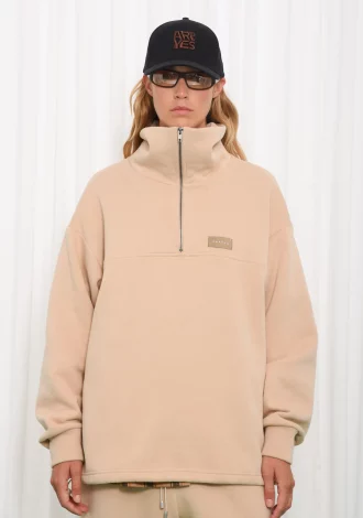 SELFHOOD ZIPPED SWEATER