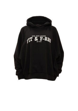 BLACK COLLEGE HOODIE