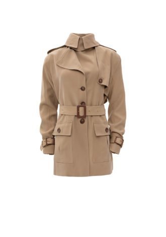 BEIGE TRENCH JACKET
