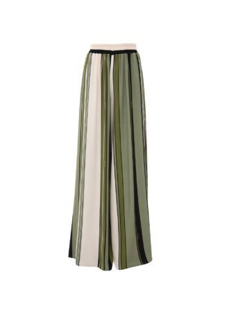 KHAKI STRIPED PANTS
