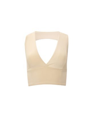 CREAM SPORTS BRA