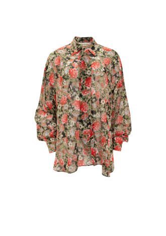 RED FLORAL SHIRT