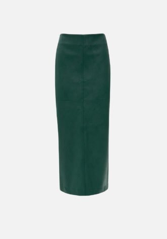 ALPINE FAUX LEATHER SKIRT