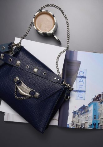 “CALIFORNIA” SHOULDER BAG, BLUE