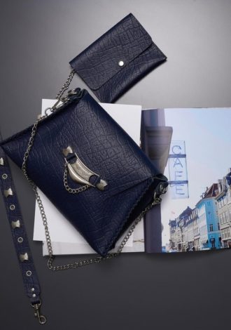 “CALIFORNIA” SHOULDER BAG, BLUE