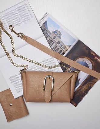 “MOVE” SHOULDER BAG MOCHA