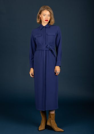 WANDA DRESS BLUE