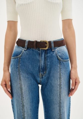 “COMBOS” SUEDE BELT