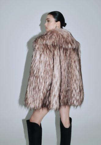 FAUX FUR TWO-TONE