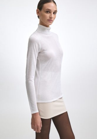 KATE KNITTED BLOUSE WHITE