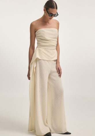 SUBWAY TROUSERS ECRU