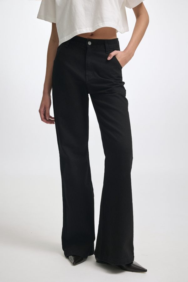 MARTINI DENIM TROUSERS BLACK - Image 2