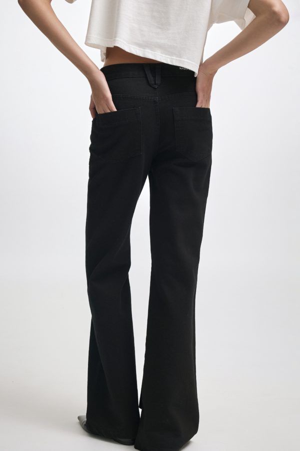 MARTINI DENIM TROUSERS BLACK - Image 3