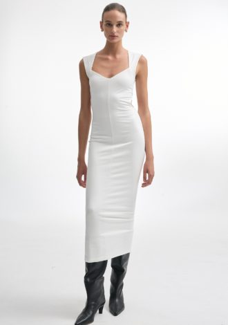 BROOKE DRESS OFFWHITE