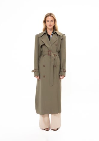 KHAKI TRENCH COAT