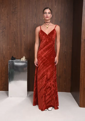 FEARLESS MAXI DRESS RED