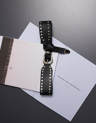 “SUPERWOMAN” LEATHER BELT