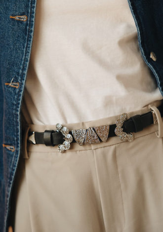 “TRULY MADLY DEEPLY” LEATHER BELT