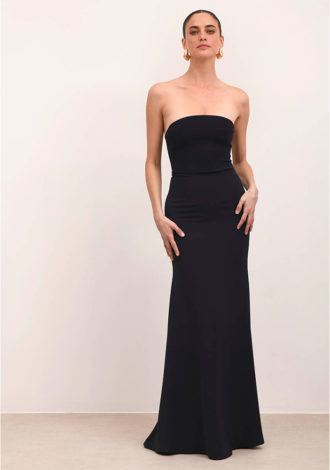 OSCAR DRESS DARK BLUE