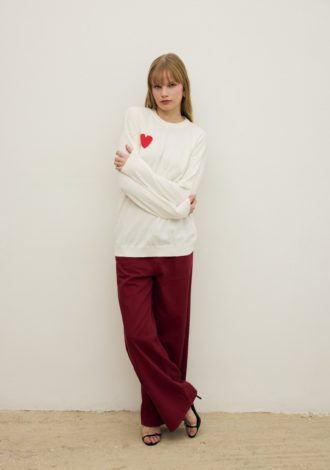 SINGLE HEART SWEATER