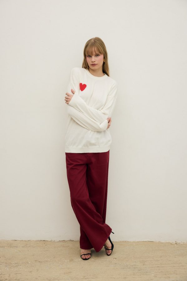 SINGLE HEART SWEATER - Image 2