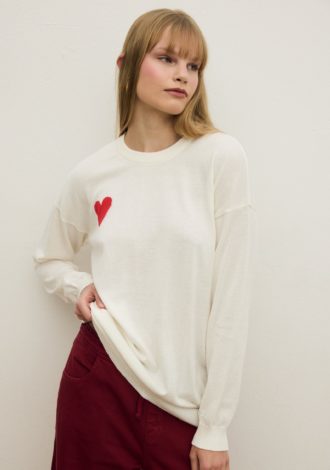 SINGLE HEART SWEATER