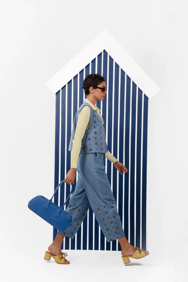 AMBER JEANS HALF BEADED - Image 4