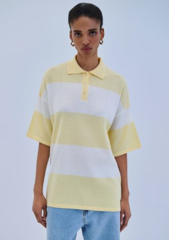 COMBOS BLOUSE POLO TWO-TONE