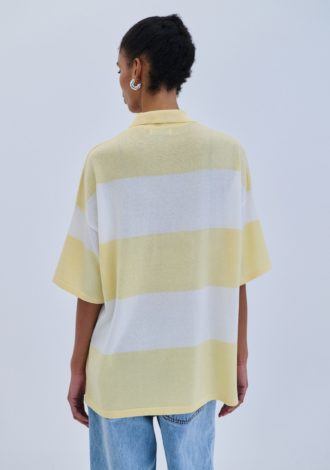 COMBOS BLOUSE POLO TWO-TONE