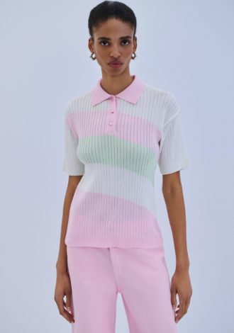 COMBOS 0023 BLOUSE POLO TRICOLOR