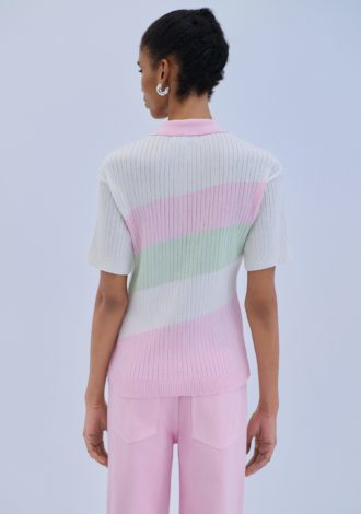 COMBOS 0023 BLOUSE POLO TRICOLOR