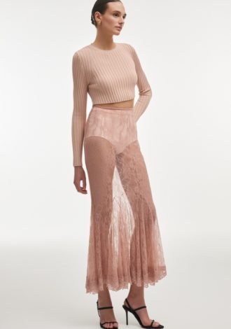 FEMME KNITTED TOP PINK