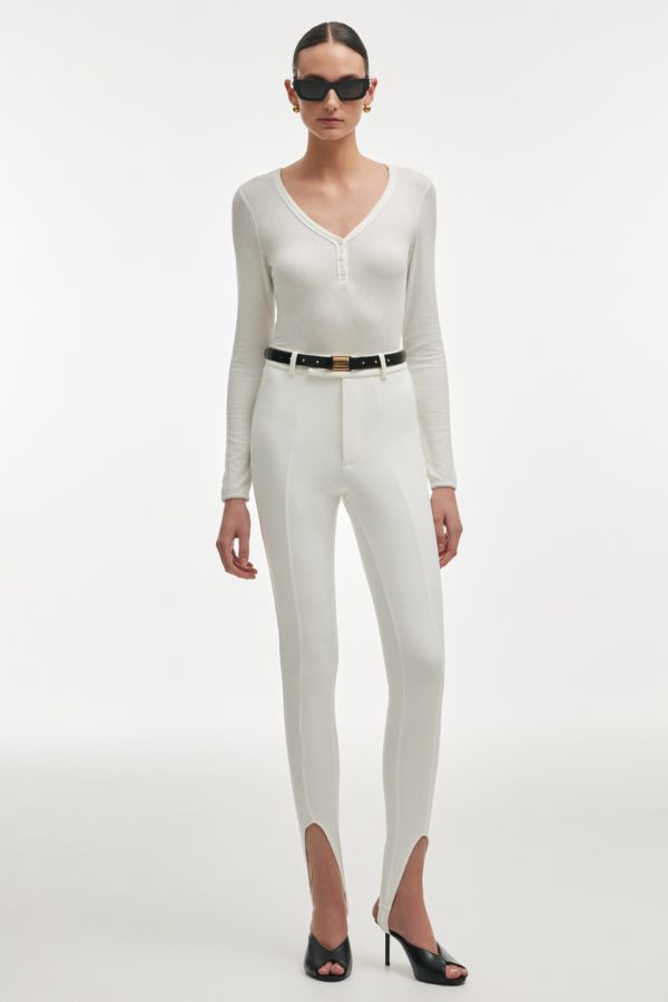 SIMONE LEATHER BELT BLACK - Image 3