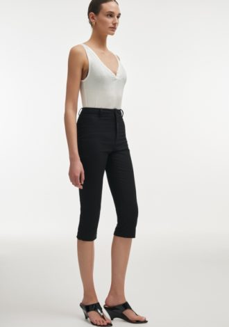 LOLITA CAPRI TROUSERS BLACK