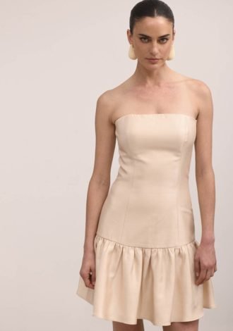 DOMENICA CHAMPAGNE DRESS