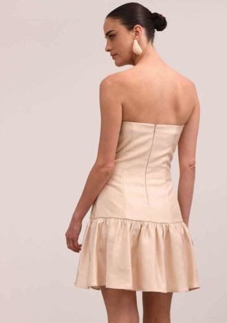 DOMENICA CHAMPAGNE DRESS