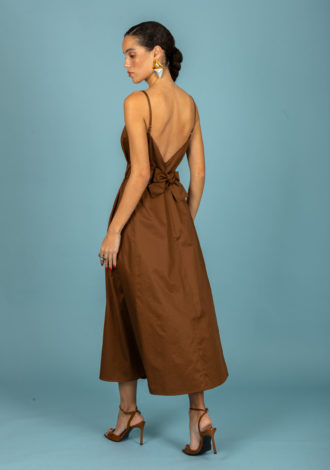 RAFAEL DRESS (DARK BROWN)