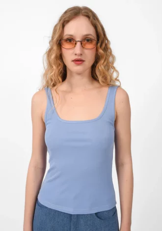 NO PLANS TOP LIGHT BLUE